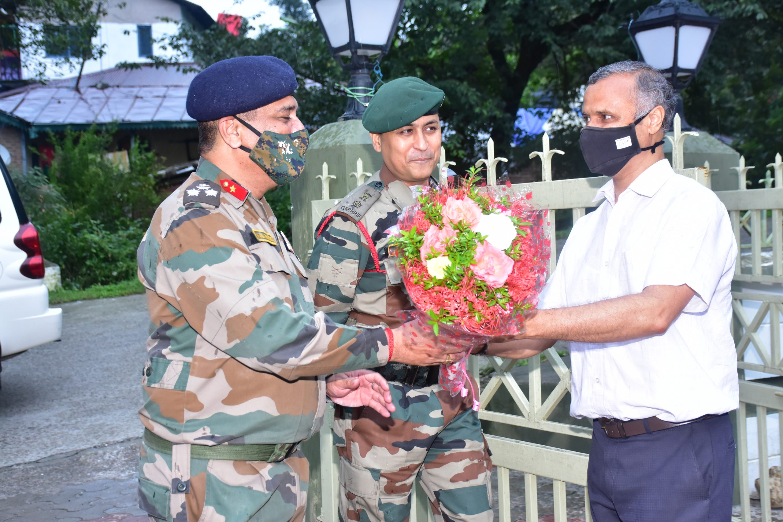 Today on 7th Sep 2021 Group Commander Brigadier Manoj Khandurie (VSM) visited in PGC Dharamshala
